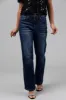 Special A High Rise Dark Wash Dad Jeans sold by Lime Lush