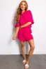 She+Sky Hot Pink Elastic Waist Gauze Woven Shorts sold by Lime Lush