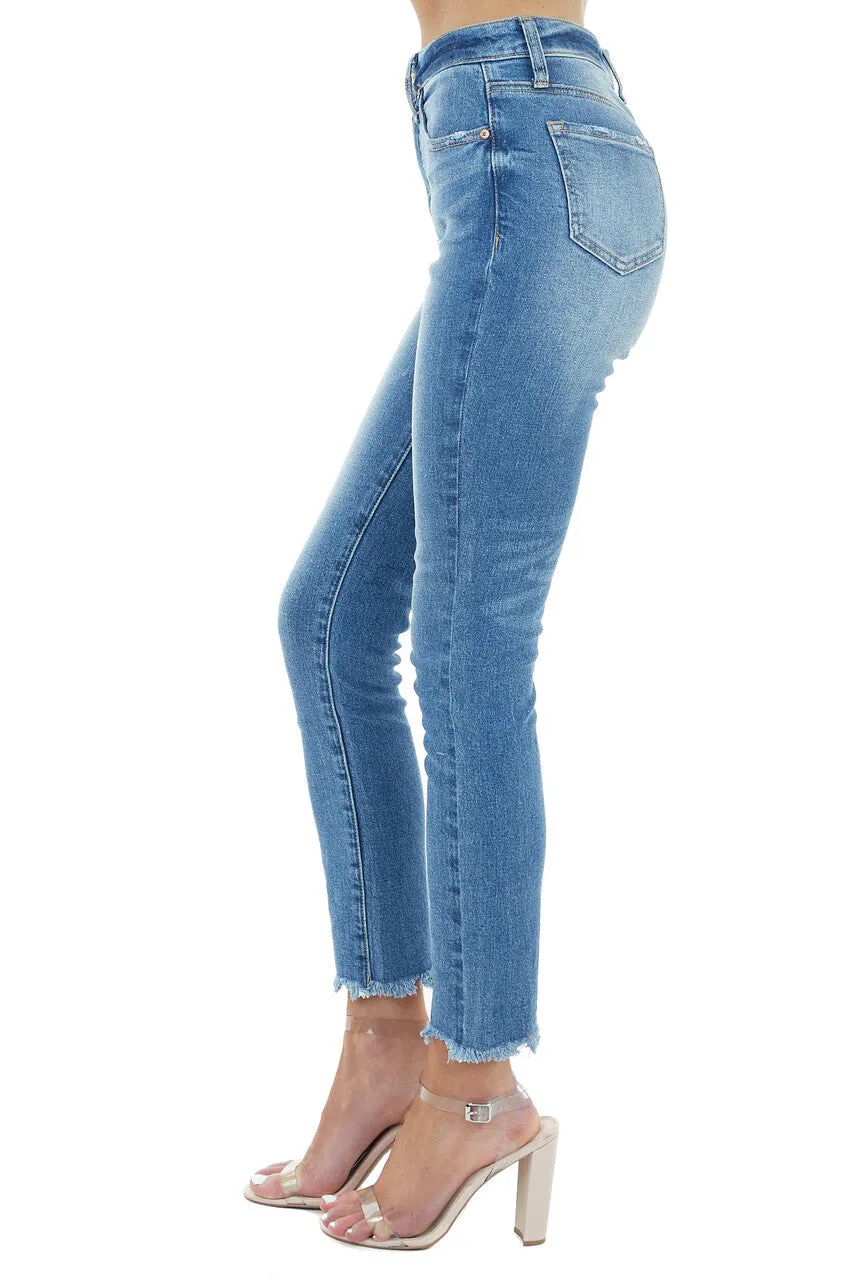Special A Medium Wash High Rise Skinny Jeans sold by Lime Lush product image thumbnail 2