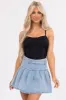 Black Sleeveless Lace Corset Crop Top sold by Lime Lush