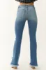KanCan Medium Frayed Shark Bite Bootcut Jeans sold by Lime Lush