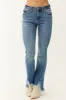 KanCan Medium Frayed Shark Bite Bootcut Jeans sold by Lime Lush