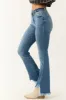 KanCan Medium Frayed Shark Bite Bootcut Jeans sold by Lime Lush
