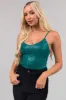 Teal Strappy Back Sequined Bodysuit sold by Lime Lush
