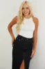 Ivory Soft Brushed Knit Sleeveless Bodysuit sold by Lime Lush