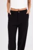 Emily Black Straight Leg Dress Pants sold by Lime Lush