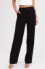 Emily Black Straight Leg Dress Pants sold by Lime Lush