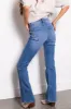Sneak Peek Medium Wash Slim Bootcut Jeans sold by Lime Lush