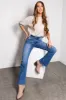Sneak Peek Medium Wash Slim Bootcut Jeans sold by Lime Lush