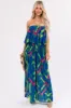 Flying Tomato Royal Blue Strapless Jumpsuit sold by Lime Lush
