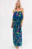 Flying Tomato Royal Blue Strapless Jumpsuit sold by Lime Lush