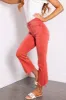 Vervet Poppy Red Flare Leg Cropped Jeans sold by Lime Lush