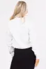 Off White Casual Fit Denim Jacket sold by Lime Lush