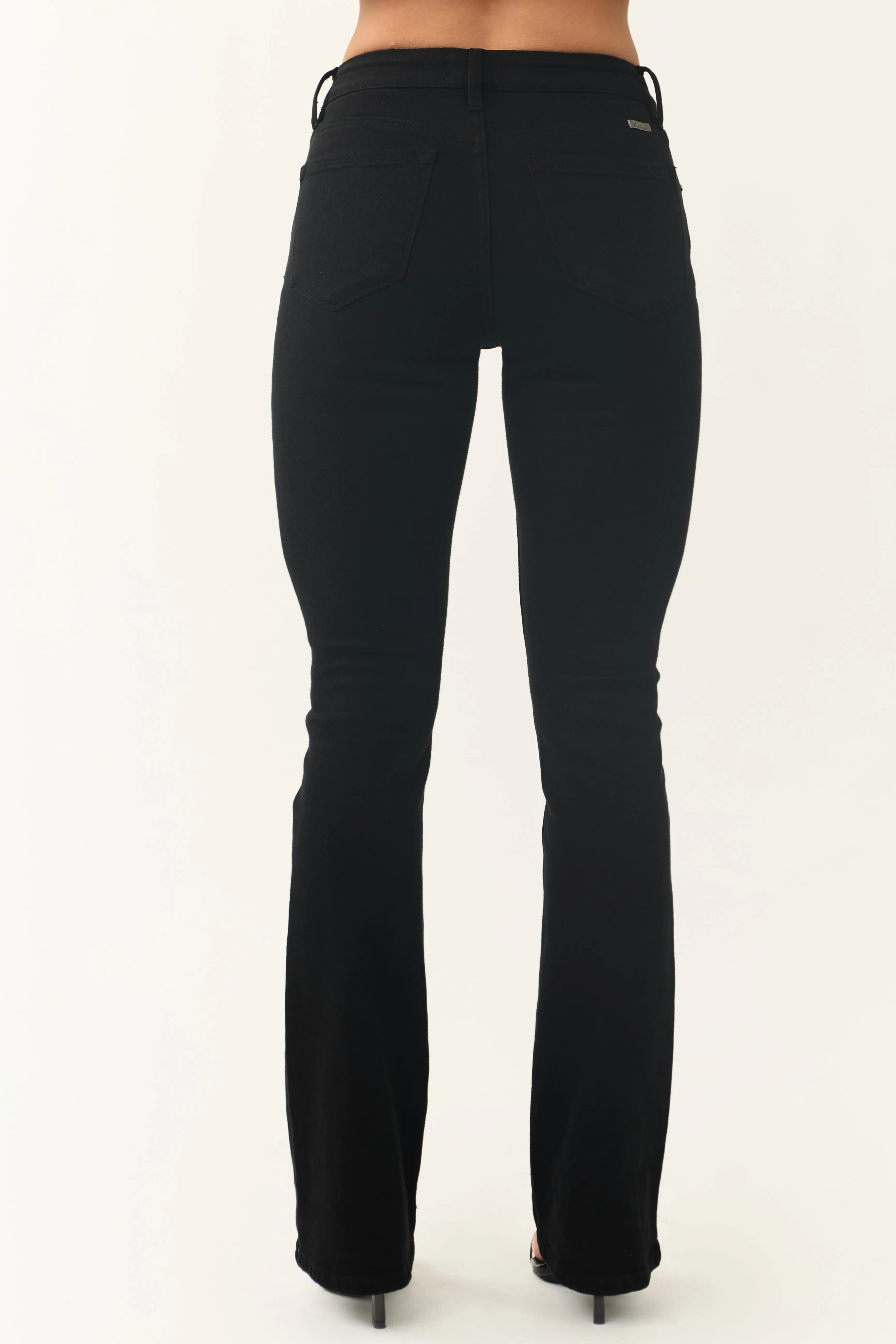 KanCan Black High Rise Bootcut Jeans sold by Lime Lush product image thumbnail 4