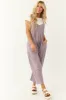 Lavender Sleeveless Front Pocket Loose Jumpsuit sold by Lime Lush