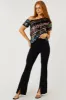 Black Multicolor Sequin Off Shoulder Top sold by Lime Lush