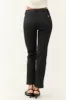 Sneak Peek Black Medium Rise Straight Leg Jeans sold by Lime Lush