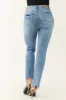 Special A Medium Wash Tummy Control Straight Jeans sold by Lime Lush