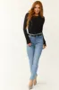 Special A Medium Wash Tummy Control Straight Jeans sold by Lime Lush