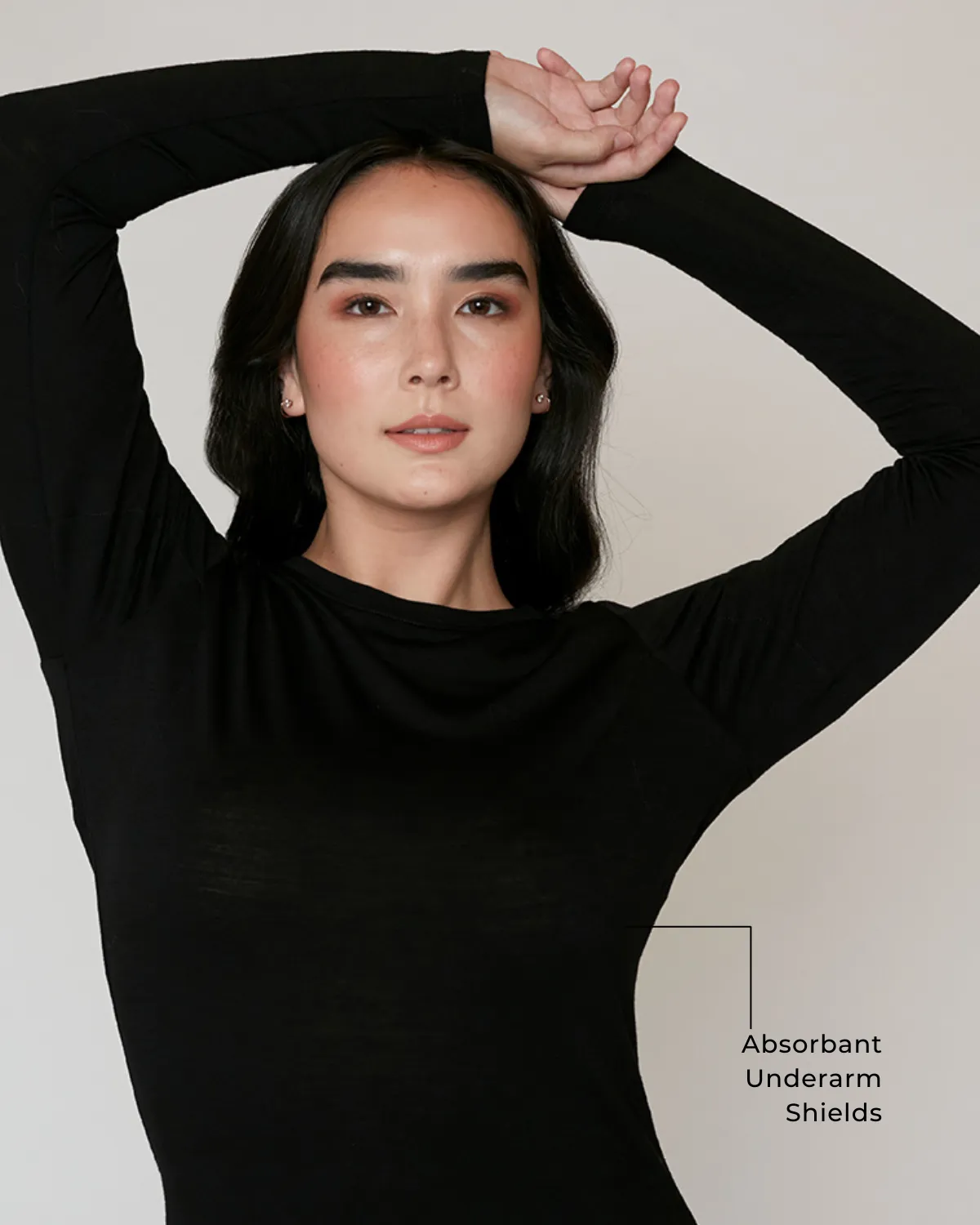 The Merino Wool Long-Sleeve Crewneck Undershirt sold by Numi product image thumbnail 2