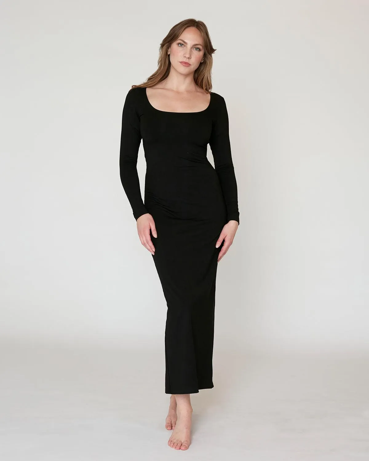 The Long Sleeve Square Neck Dress Final Dress sold by Numi