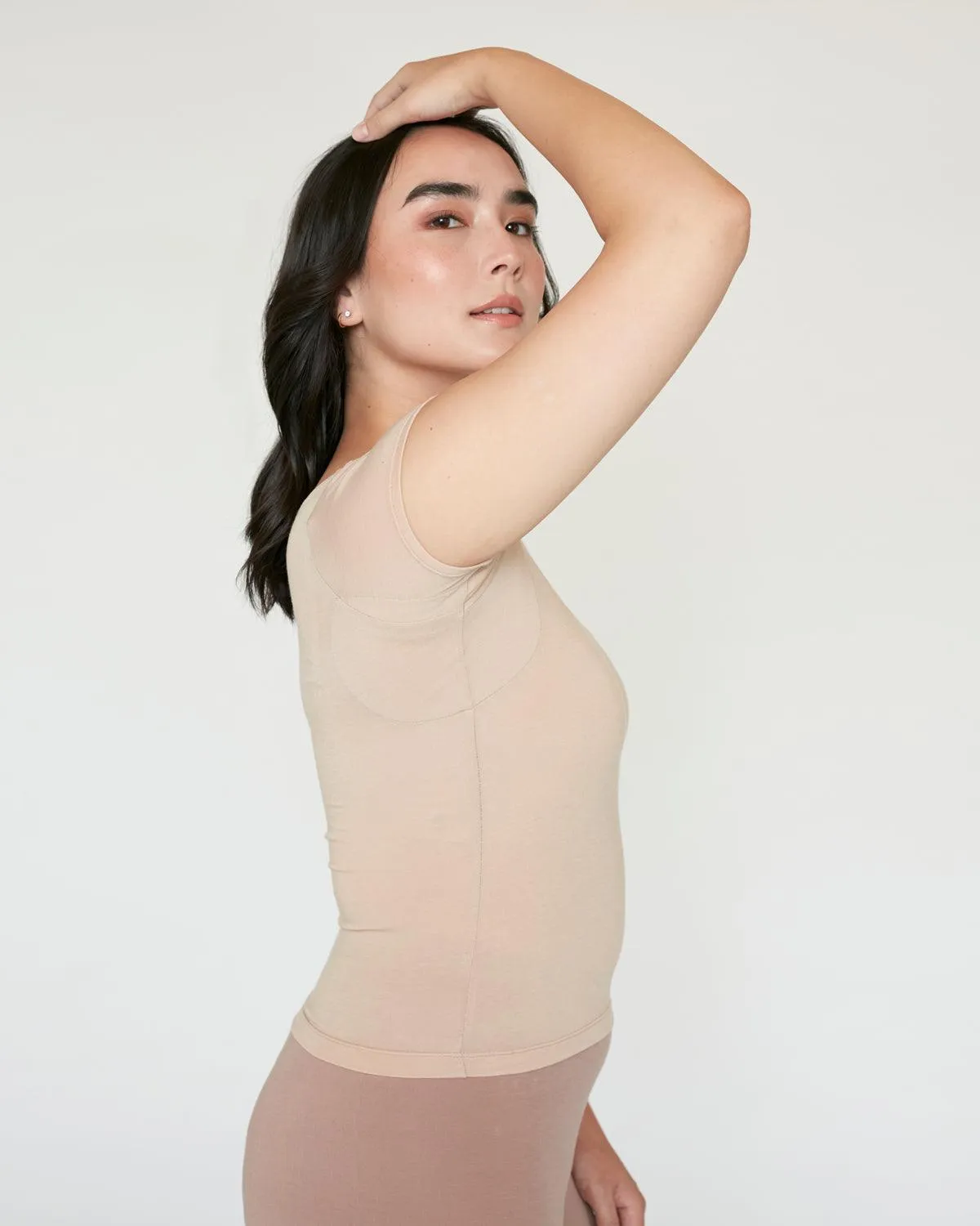 The Square Neck Cap Sleeve Undershirt sold by Numi product image thumbnail 5