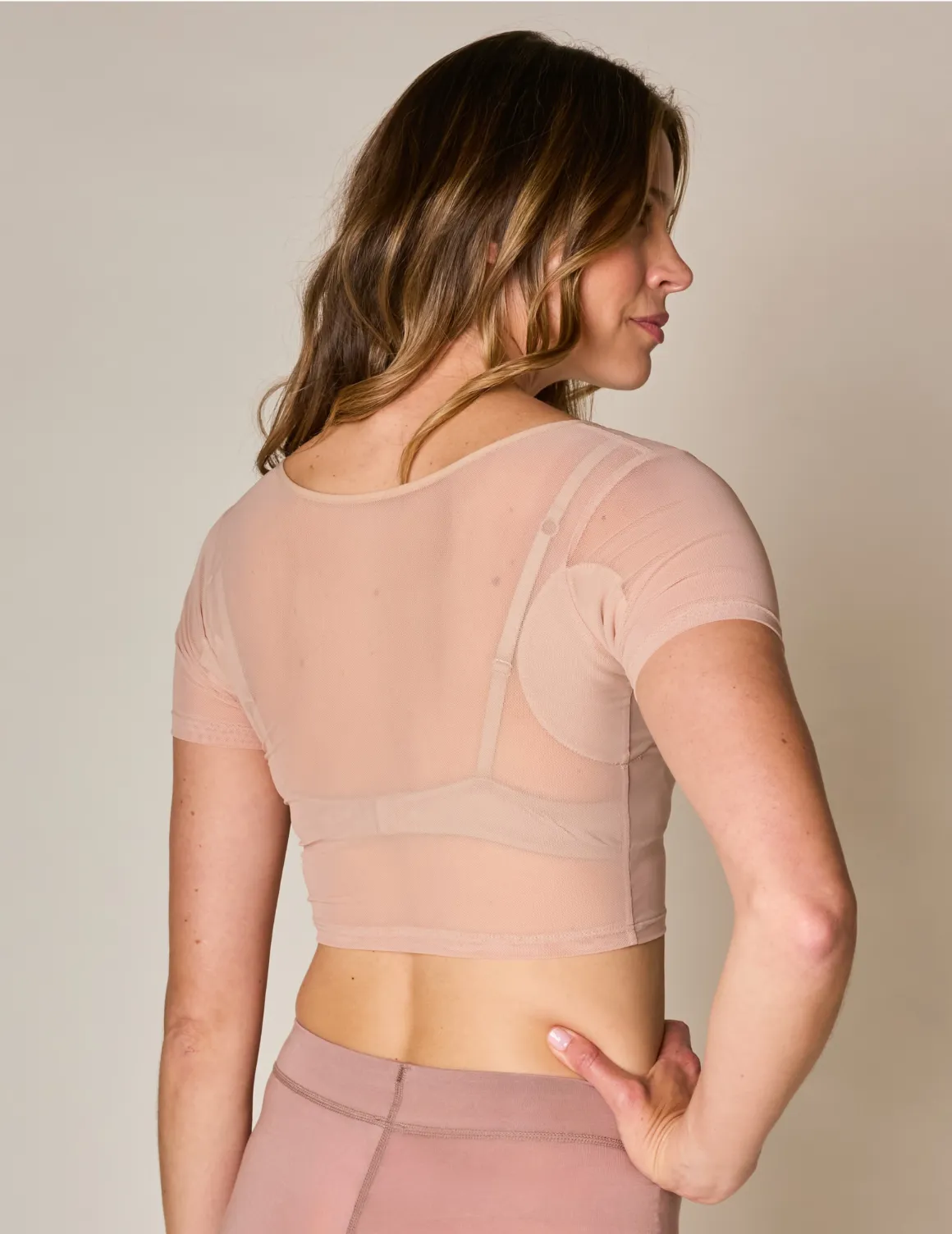 The Crop Mesh Undershirt sold by Numi product image thumbnail 5
