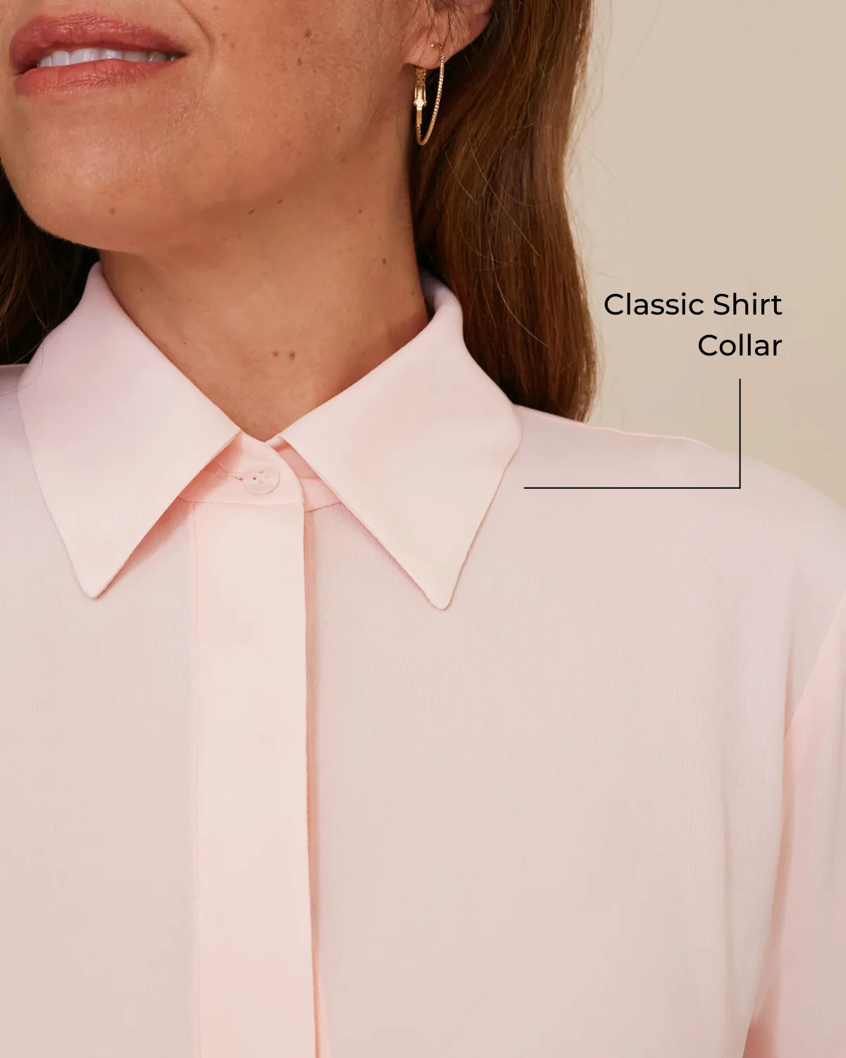 The Simone Button-Up Blouse sold by Numi product image thumbnail 2