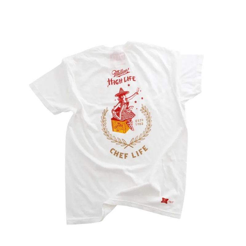 TILIT x Miller High Life Tee Shirt sold by Tilit NYC