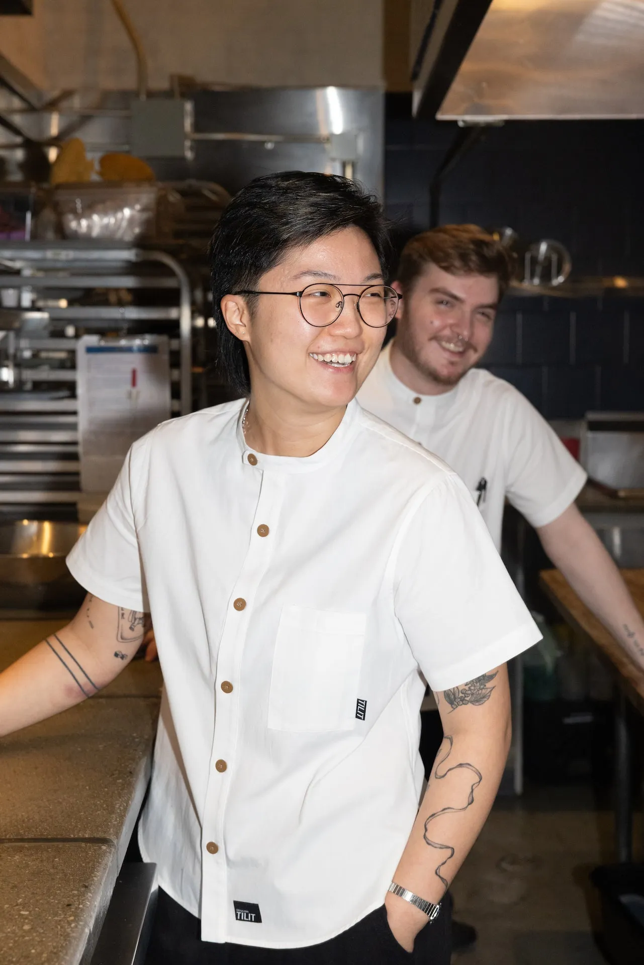 Women's Chef Shirt sold by Tilit NYC product image thumbnail 5