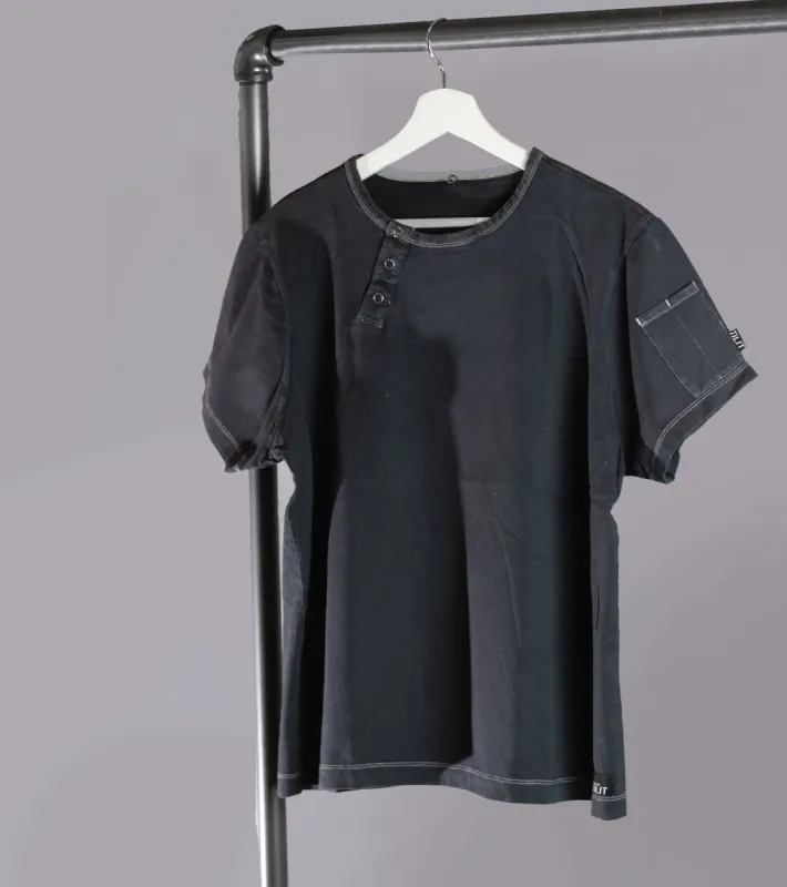 ReNEW Henley Tee sold by Tilit NYC