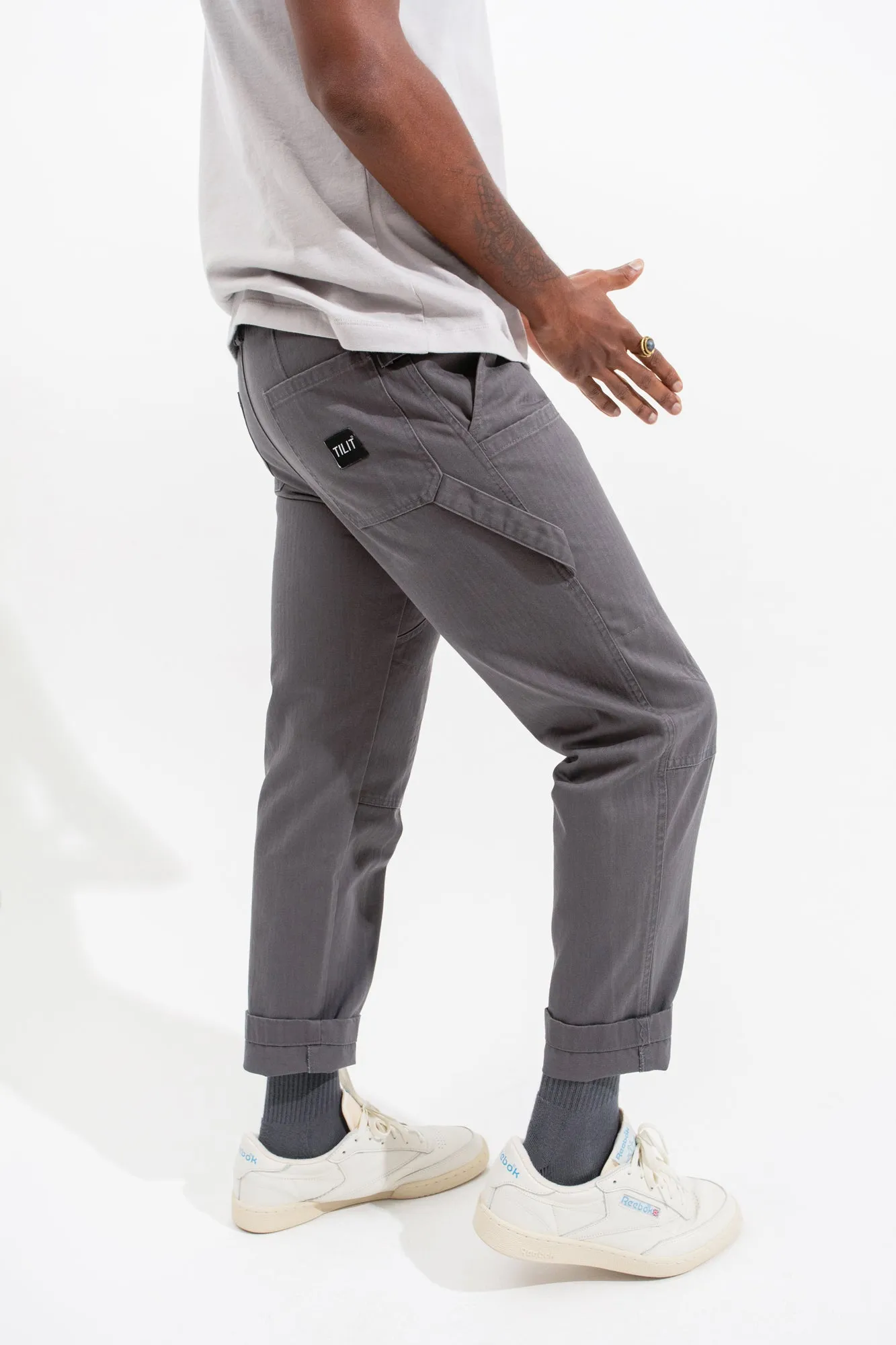 Gray Sunday Pants sold by Tilit NYC product image thumbnail 3