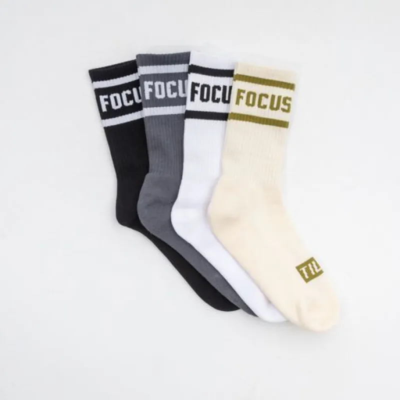 Focus Socks - Olive sold by Tilit NYC