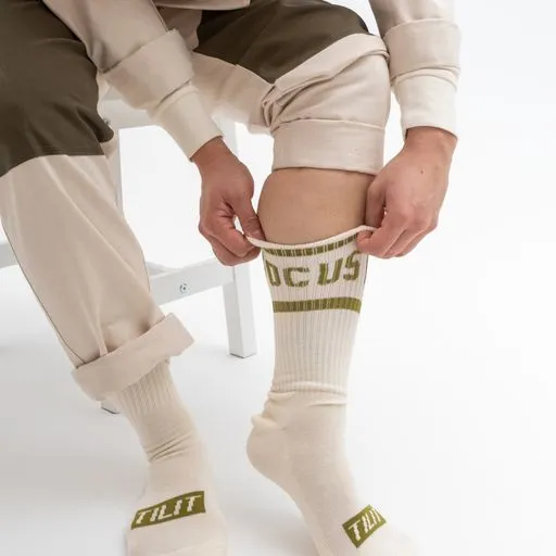 Focus Socks - Olive sold by Tilit NYC product image thumbnail 2