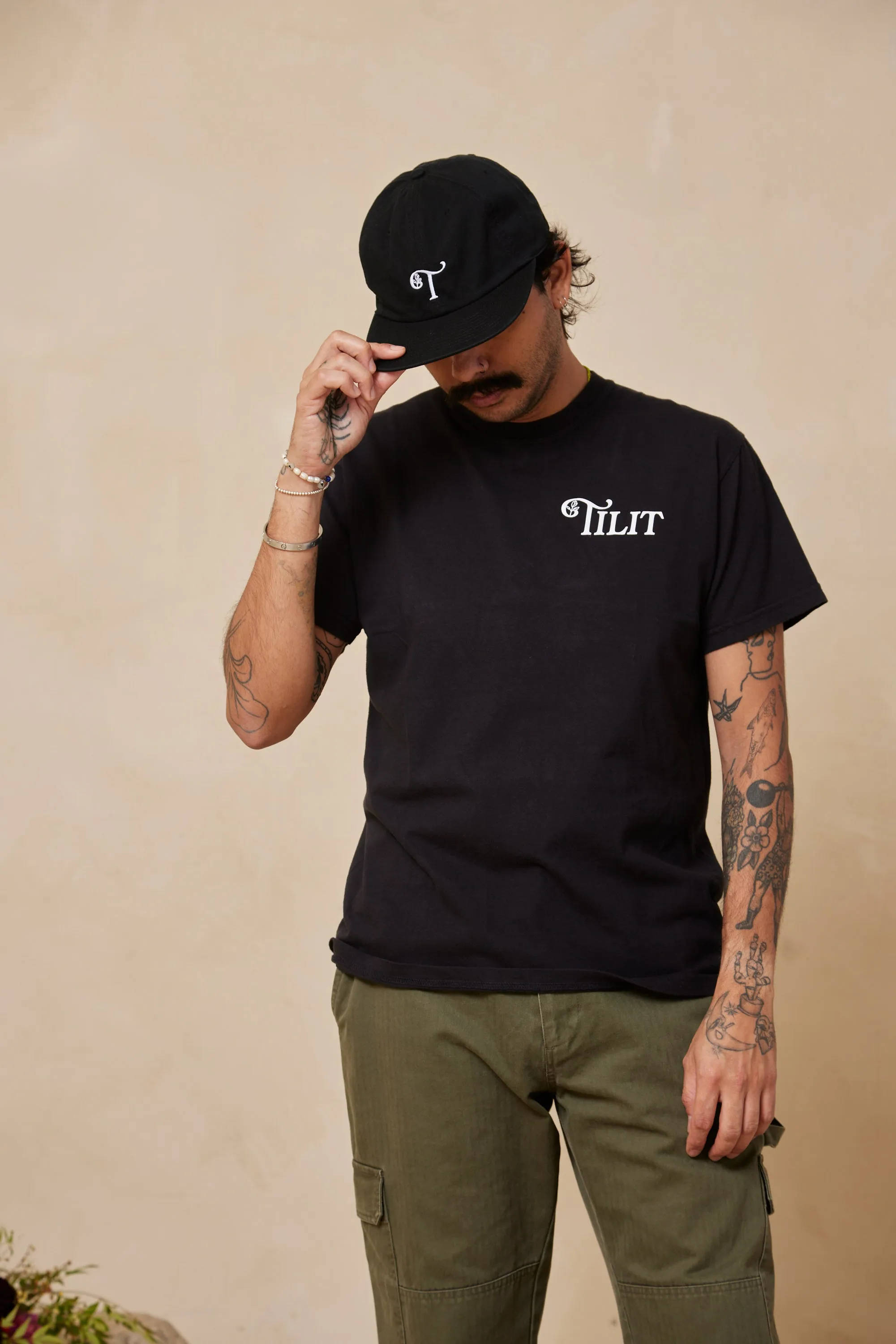 Fall Formal Floral Short-Sleeve Tee sold by Tilit NYC product image thumbnail 3