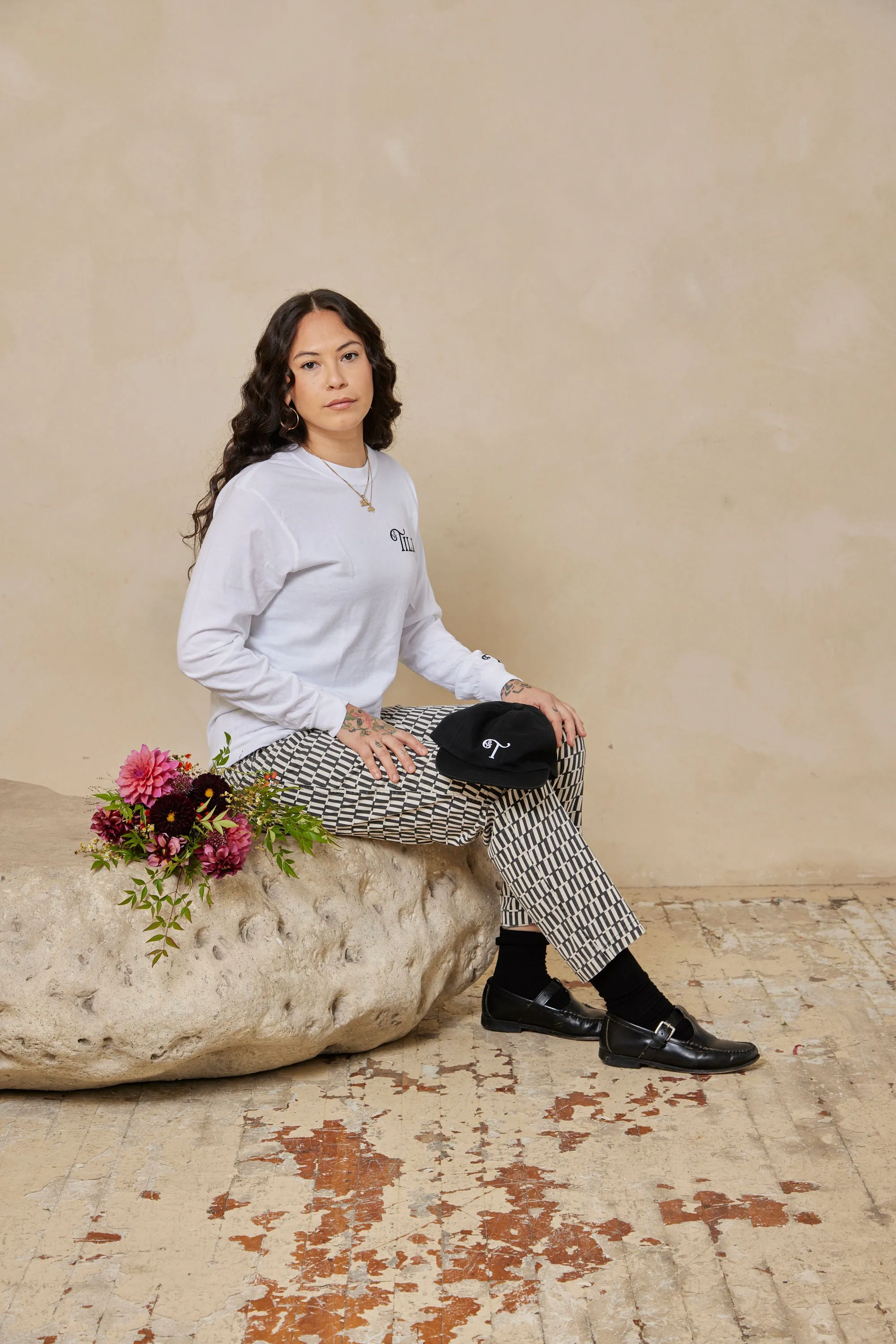 Fall Formal Floral Long-Sleeve Tee sold by Tilit NYC product image thumbnail 3