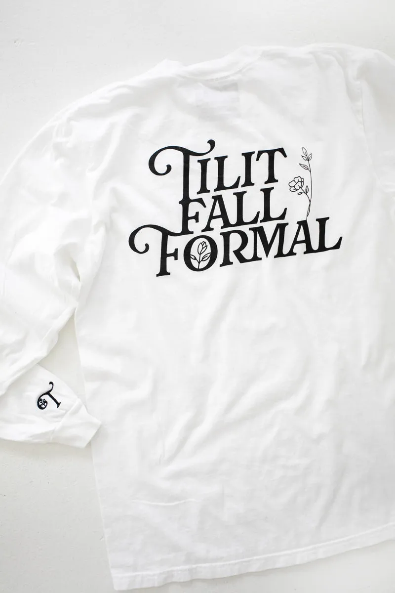 Fall Formal Floral Long-Sleeve Tee sold by Tilit NYC product image thumbnail 2