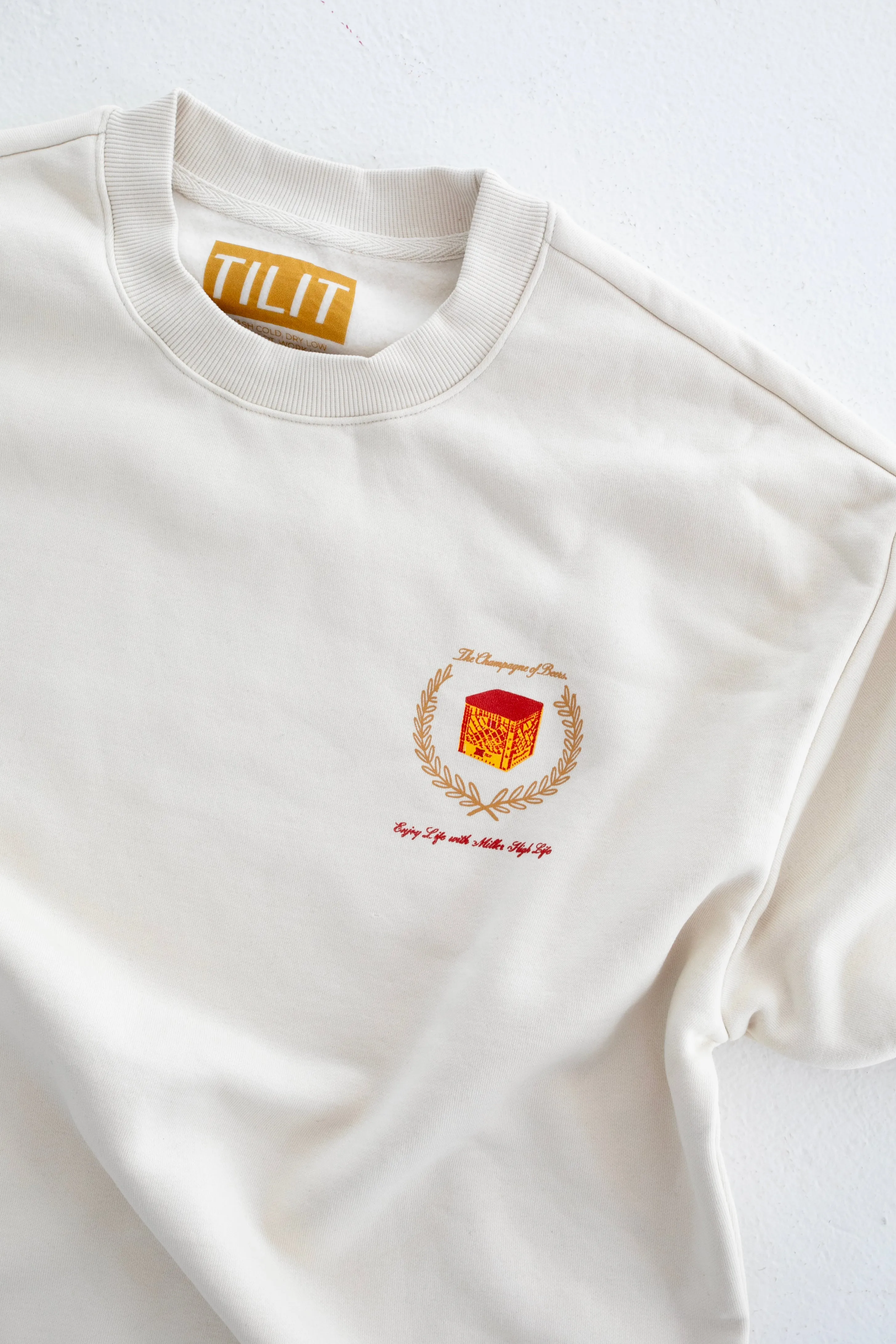 TILIT x Miller High Life "Chef Life Holiday Crewneck" sold by Tilit NYC product image thumbnail 3