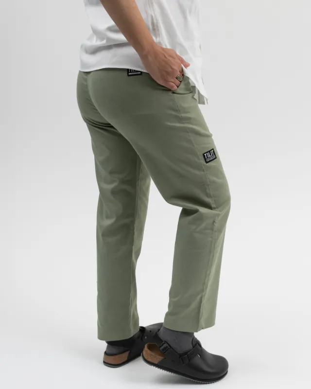 Sage Green Essential Pants sold by Tilit NYC