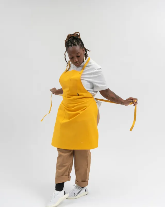 ColorSplash Apron of the Month - Butter Yellow sold by Tilit NYC