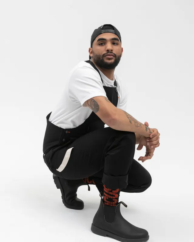 "FOCUS" Overalls sold by Tilit NYC