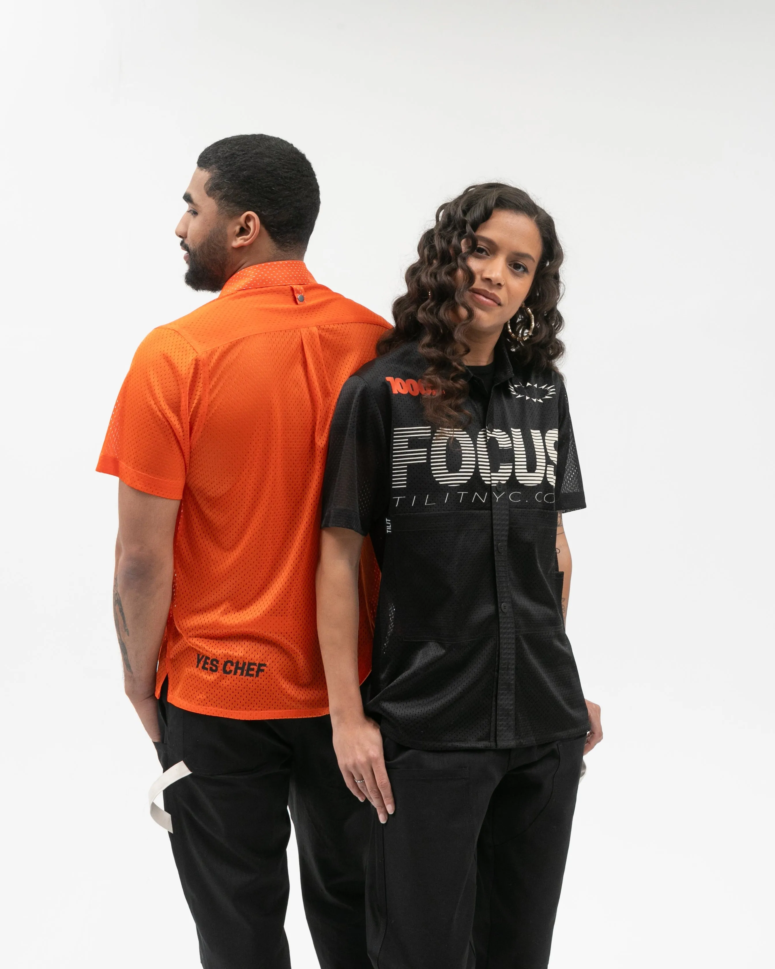 "FOCUS" Mesh Box Workshirt sold by Tilit NYC product image thumbnail 5