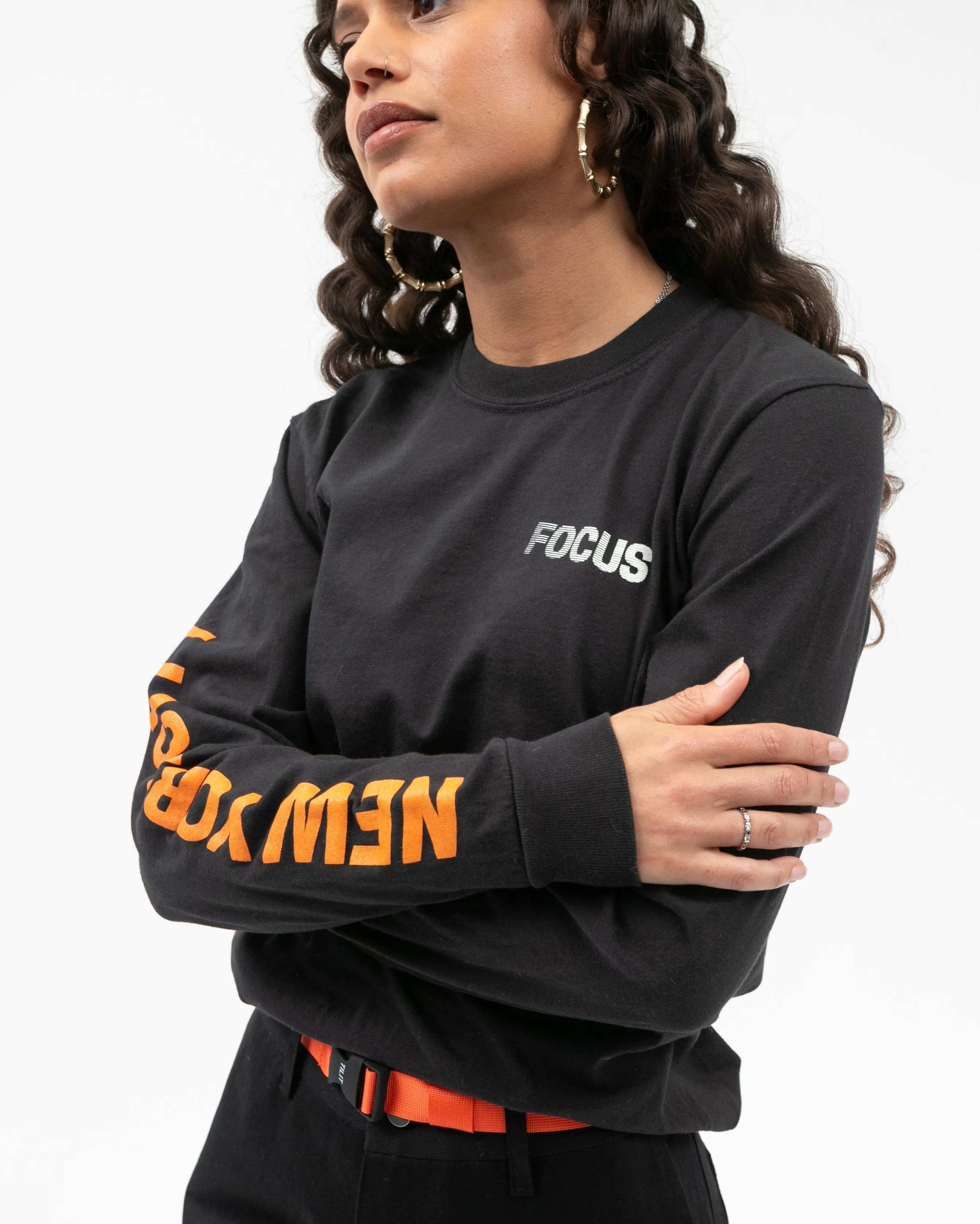 "FOCUS" Long Sleeve T- Shirt sold by Tilit NYC product image thumbnail 3