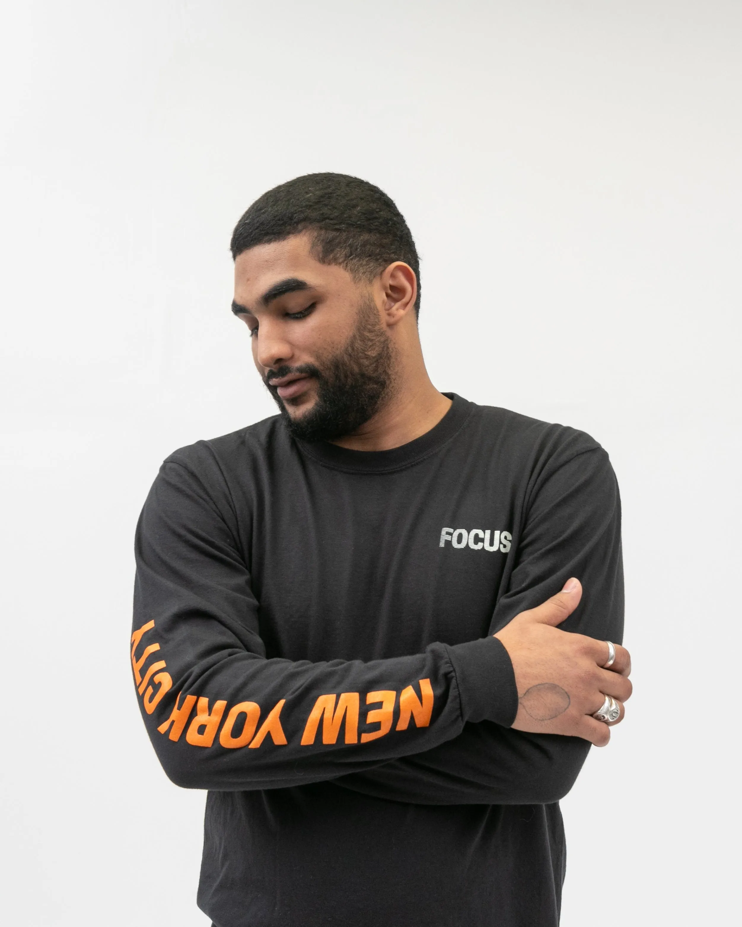 "FOCUS" Long Sleeve T- Shirt sold by Tilit NYC product image thumbnail 5