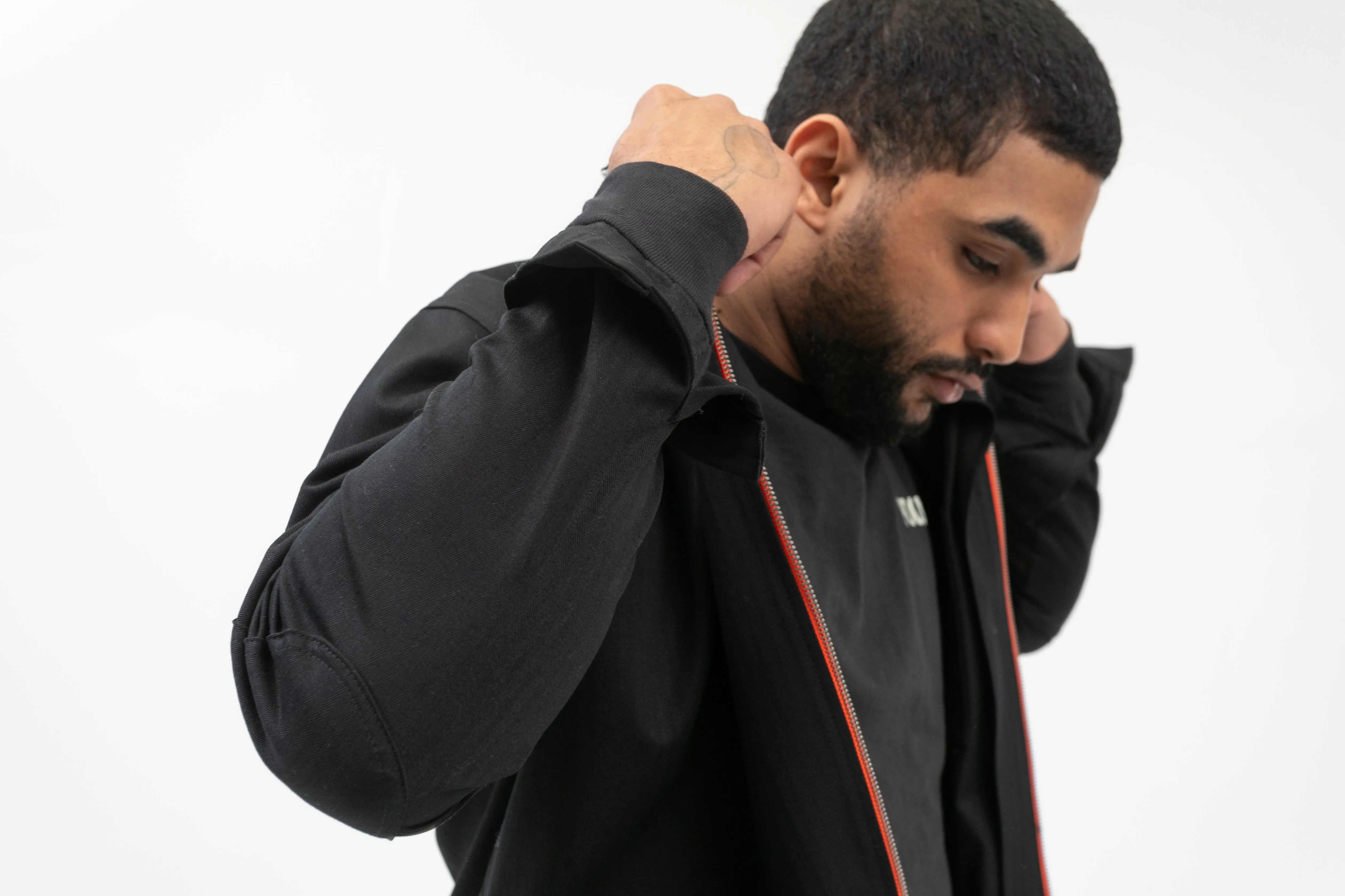 "FOCUS" Zipper Chore Coat sold by Tilit NYC product image thumbnail 3