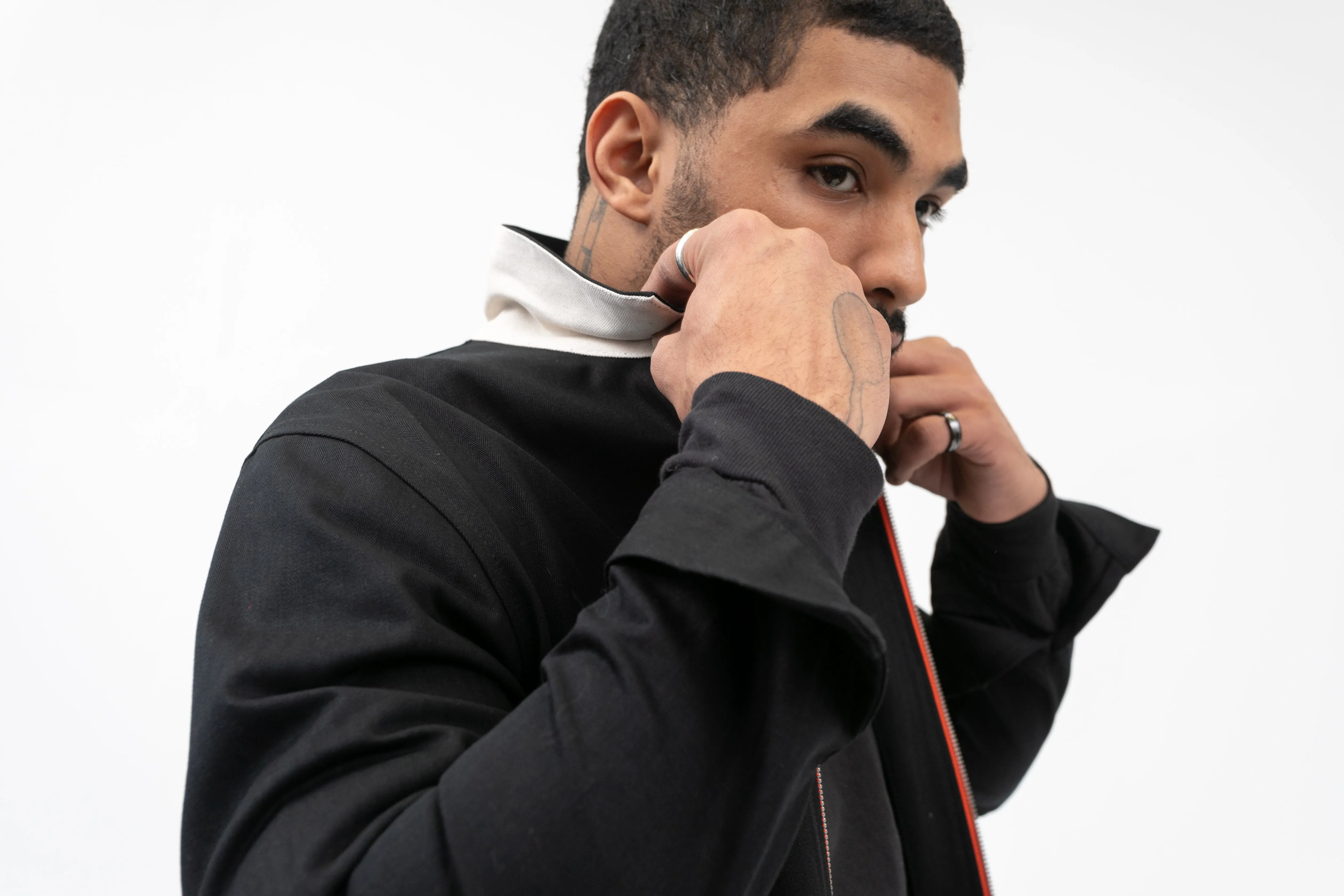 "FOCUS" Zipper Chore Coat sold by Tilit NYC product image thumbnail 4