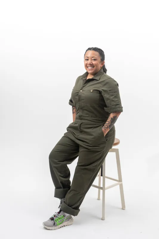 Women's Short Sleeve Jumpsuit sold by Tilit NYC