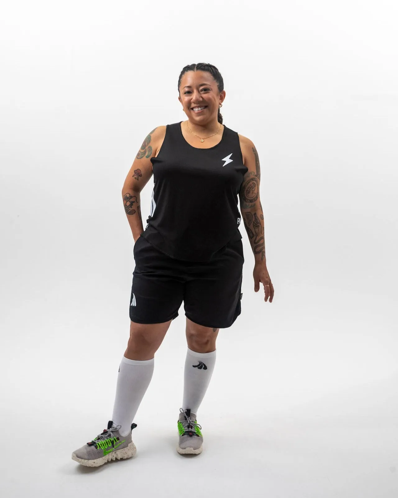 “Run The Pass” Women's Moisture Wicking Hydrotech Singlet sold by Tilit NYC product image thumbnail 2