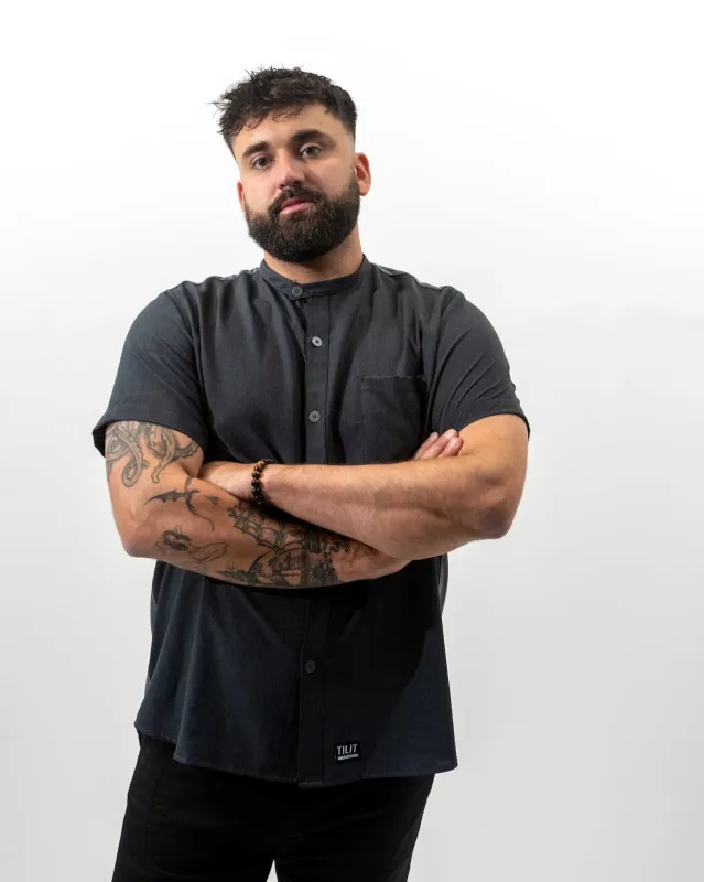 “Run the Pass” Short Sleeve Chef Shirt sold by Tilit NYC