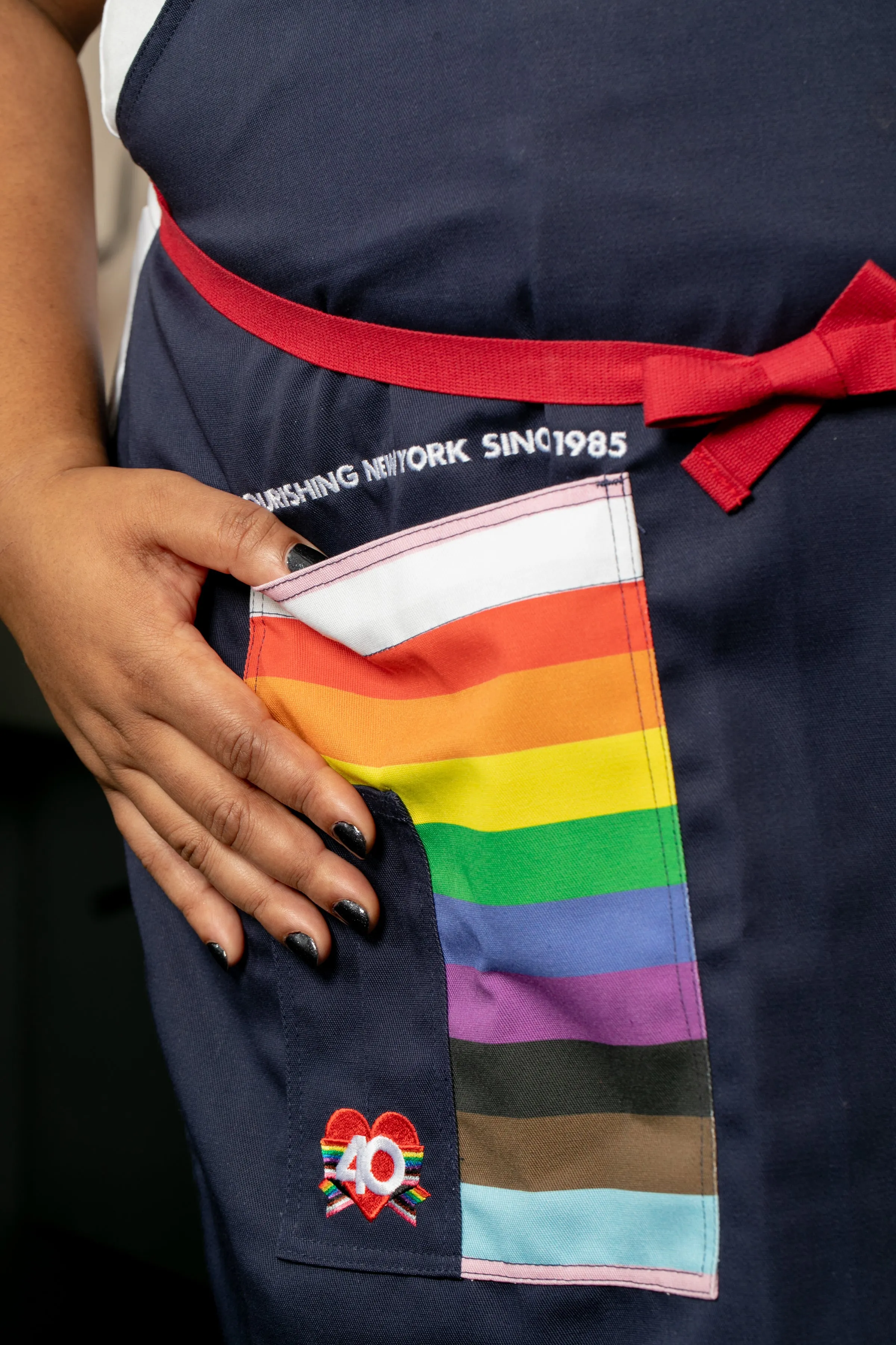 TILIT x GLWD Pride Apron sold by Tilit NYC